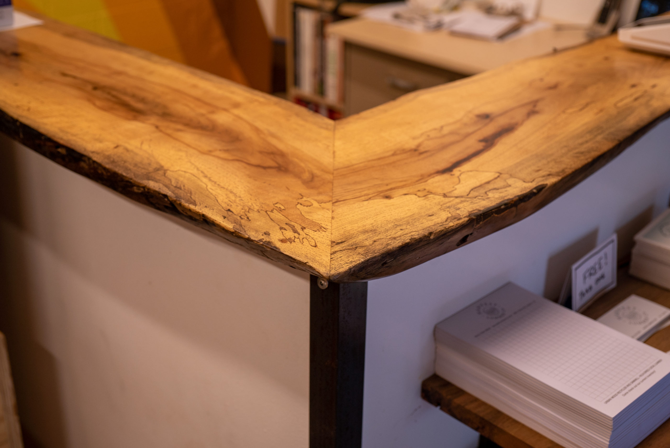 live edge bar top