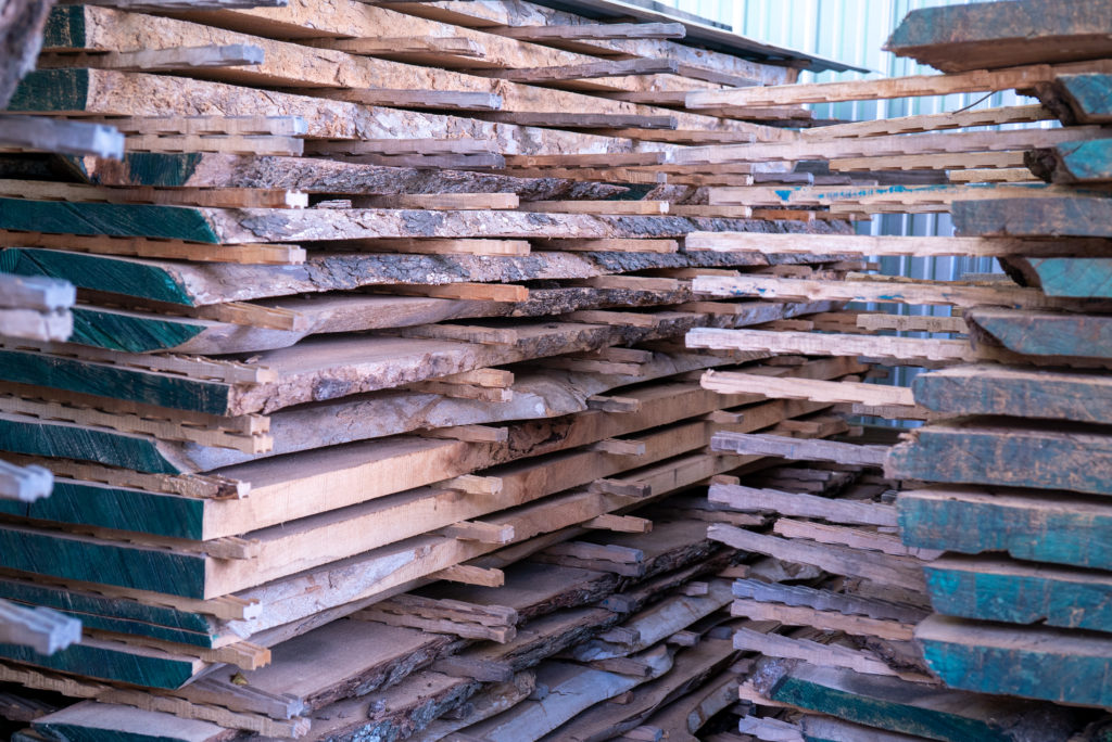 air drying wood