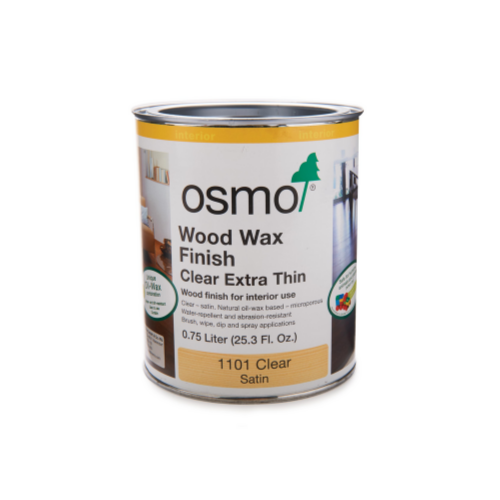 OSMO Wood Wax Finish 1101 Satin 0.75L